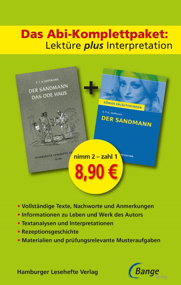 Hoffmann, E. T. A.: Der Sandmann. Das Abi-Komplettpaket.